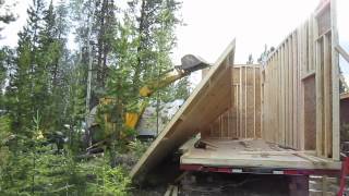 Tiny House Wall Raising July 2012