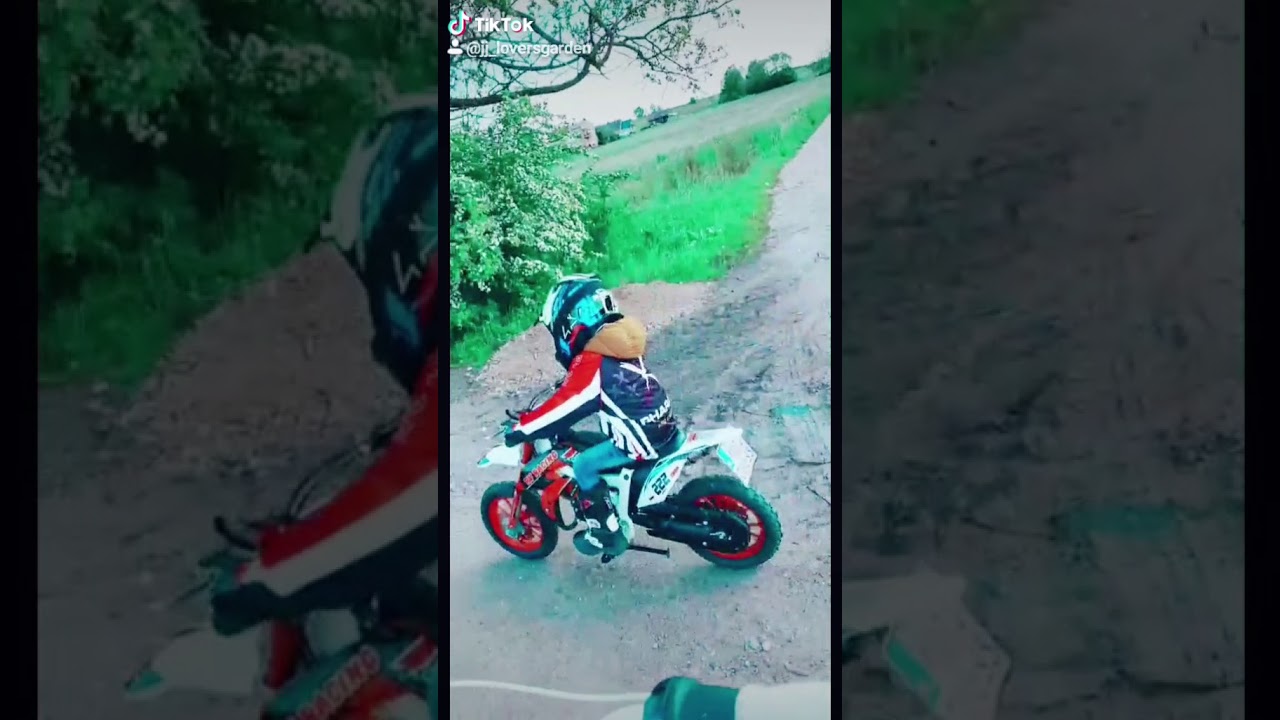 4 latek na crossie - Staś