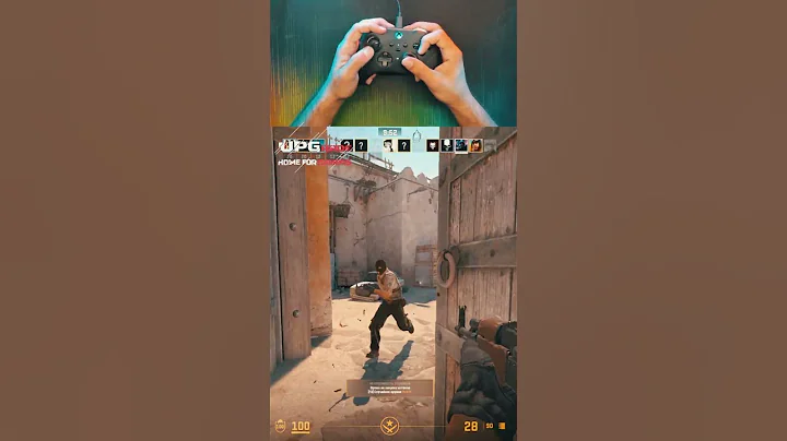 CS 2 on Controller #csgo #cs2 #counterstrike2  #shorts