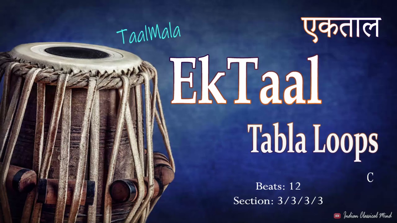 Ektaal tabla loops  Taalmala Tabla Taal