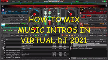 MIX MUSIC INTROS IN VIRTUAL DJ 2022 IN LESS THAN 2 MINUTES, #PART1