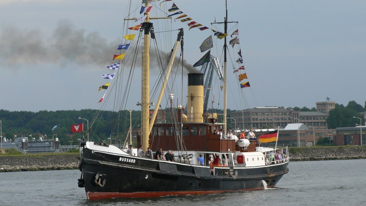 Tonnenleger Bussard beim Hafengeburtstag | Steam Ship in Action