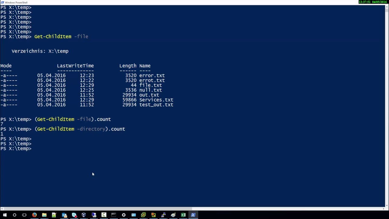 How To Count All Text Files  Folders In A Directory  With Powershell