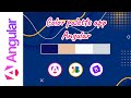 Build a Complete Color Palette App with Angular (Step-by-Step Tutorial)
