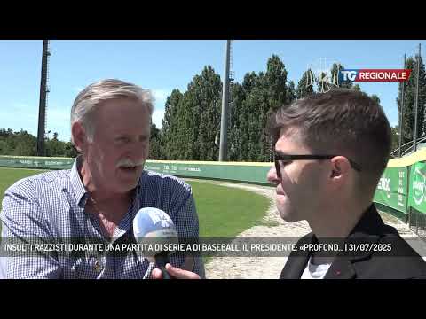 INSULTI RAZZISTI DURANTE UNA PARTITA DI SERIE A DI BASEBALL. IL PRESIDENTE: «PROFOND... | 31/07/2025