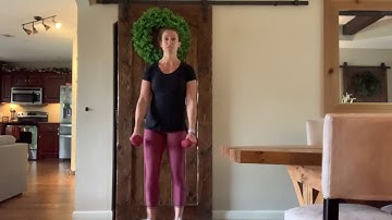 Lateral Lunge With Bicep Curl