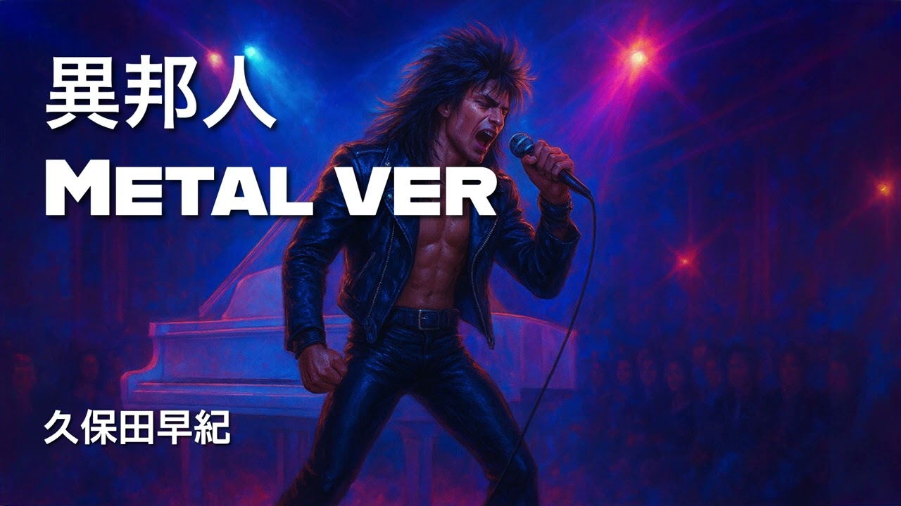 もしも、異邦人がメタルだったら / 久保田早紀 (JPOP to Metal Remix)
