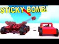 I Invented the Sticky Bomb Tank!  It's Covered in Throwable Sticky Bombs!  - Trailmakers Gameplay