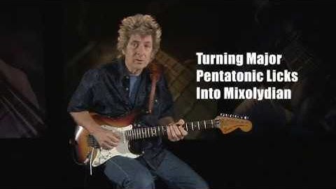 Turning Major Pentatonic Licks Mixolydian