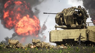 Post Scriptum 20mm FlaK 38 Street Battle - 4K [GER Comms/ENG Subs]