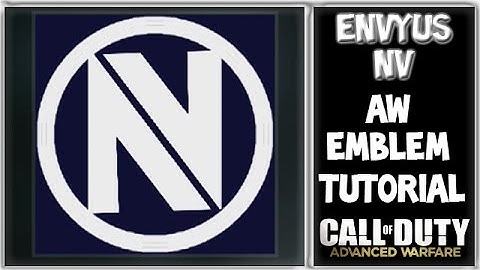 Easy Team Envyus NV AW Emblem Tutorial : Advance Warfare