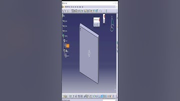 How to create Rectangular Pattern| Catia V5 R20 #cad #catia #engginfo
