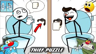 Oggy And Jack try to Max Level in Thief Puzzle Game 😂 Oggy Game