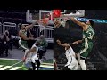 Giannis caught a lob and dunked it over kevin durant