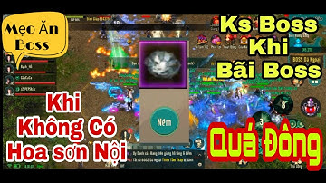 VLTK 1 Mobile - Mẹo Ăn Boss Dã Ngoại Khi Không Có Hoa Sơn Nội NTN | Đường Môn Cửu Cung
