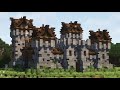 【Minecraft】中世の城の作り方/How to Build a Medieval Castle
