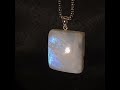 Moonlight PrismSquare Moonstone Pendant Necklace mp3