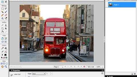 Fireworks Tutorial 2 - Blur Filters