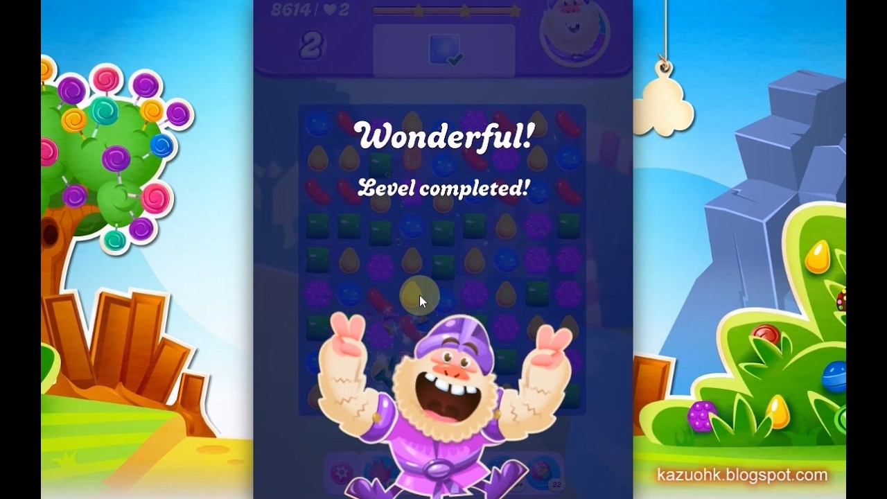 Candy Crush Saga Level 8614 😊 No boosters ✓ Walkthrough Gameplay