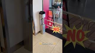 Automatic Supermarket Swing Gate: Sensor-Activated Entrance for Retail Stores & Carts