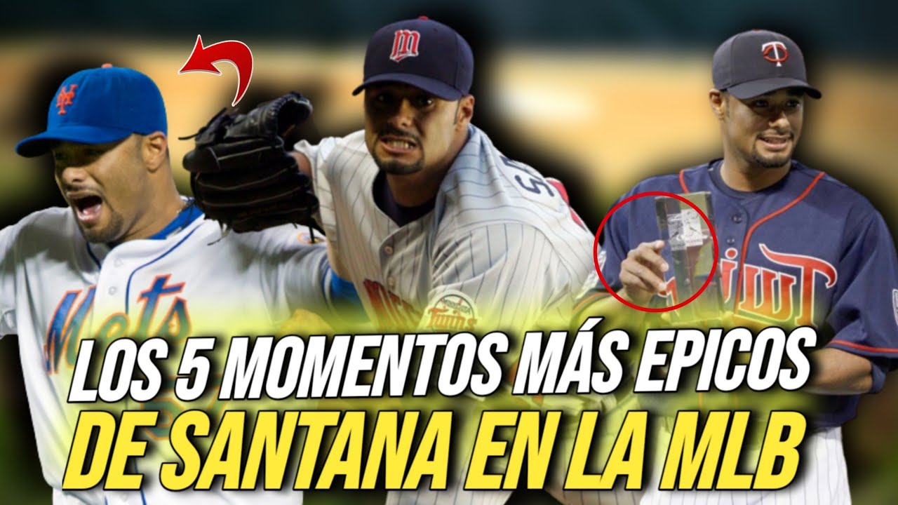 🔴5 MOMENTOS ÉPICOS E INOLVIDABLES DE JOHAN SANTANA EN LAS GRANDES LIGAS 😱⚾