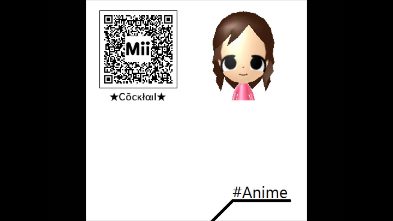 Cute Anime Mii Qr Codes