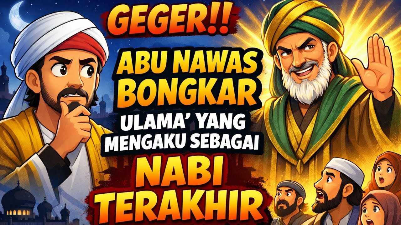 JENIUS‼️ABU NAWAS BONGKAR ULAMA' YANG MENGAKU SEBAGAI NABI TERAKHIR