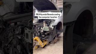 2014 Hyundai Genesis cooling fan computer control module part number 25384-3M280 location on car