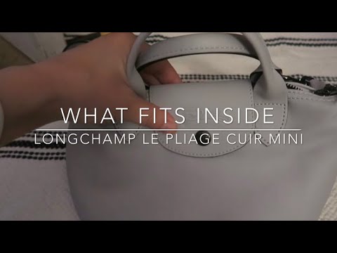 What Fits Inside my Longchamp Le Pliage Mini Cuir 