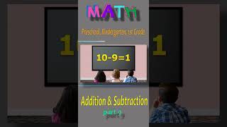 Addition &amp; Subtraction - part 9