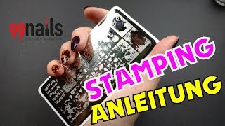 Stamping Nail Art deutsch