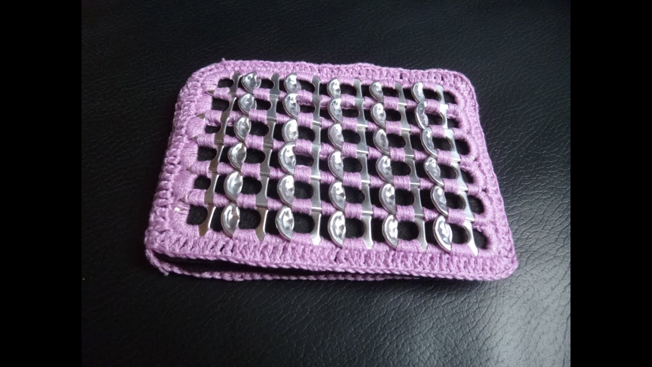Como hacer una billetera con anillas parte 2 DIY Petición