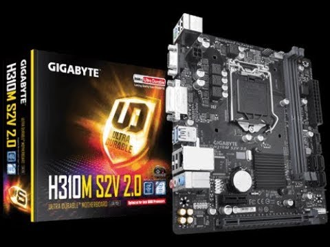 Gigabyte H310M S2V 2.0 Motherboard Unboxing and Overview