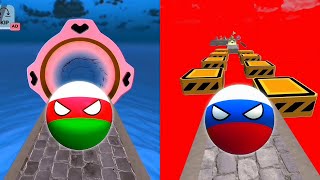 📛♣️Rolling Ball Sky Adventure Vs Reversed Gameplay SpeedRun Walk-through Level 99 screenshot 2