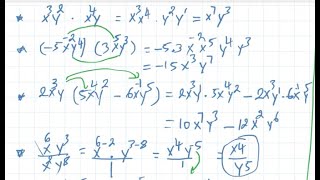Properties and Rules of Exponents, Simplifying Exponential Expressions / Powers (Part2/2)