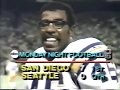 1981 -  Week 11 - Seattle Seahawks - San Diego Chargers