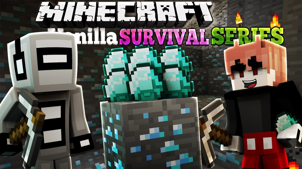 MINECRAFT VANILLA SURVIVAL SERIES | DIAMONDS ARE EZ TO FIND !! [3 ...