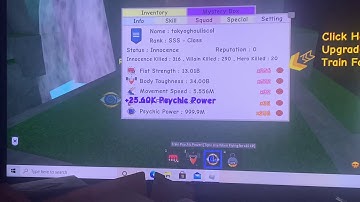 Reaching 1 billion psychic power in roblox super power training simulator