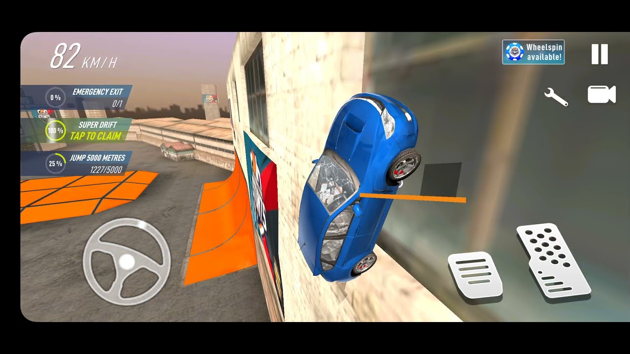 Subaru Impreza WRX STI, Car Stunt Races: Mega Ramps, Free mode, Android & iOS Game