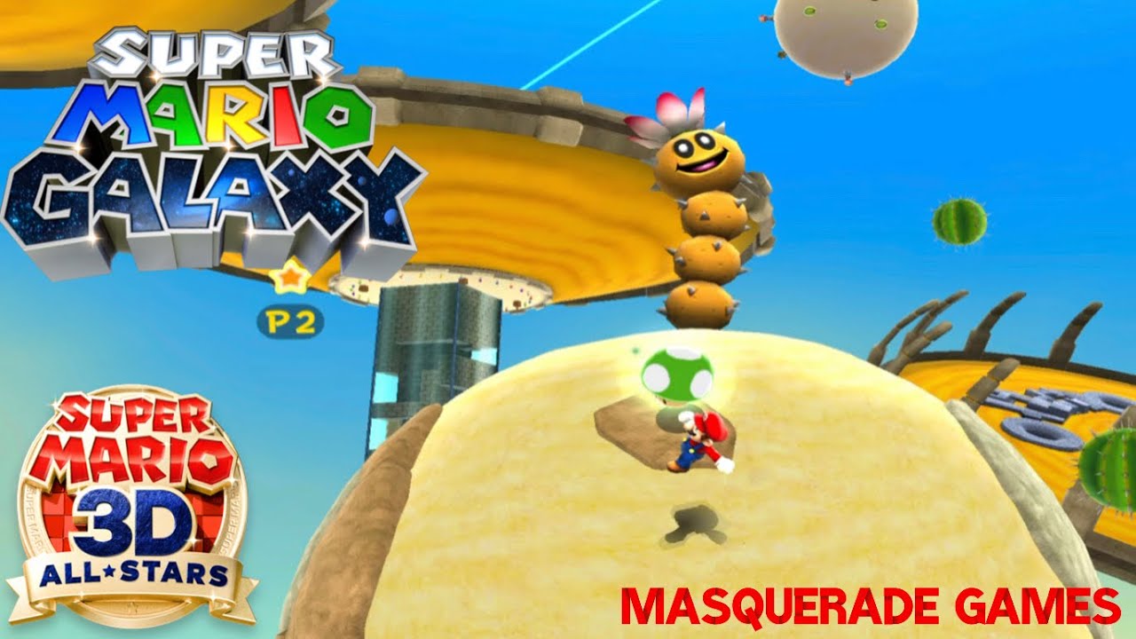 Super Mario Galaxy [3D All Stars]: Walkthrough Part 23- Dusty Dune Galaxy