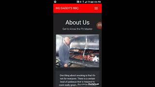Big Daddy's BBQ Mobile App screenshot 1