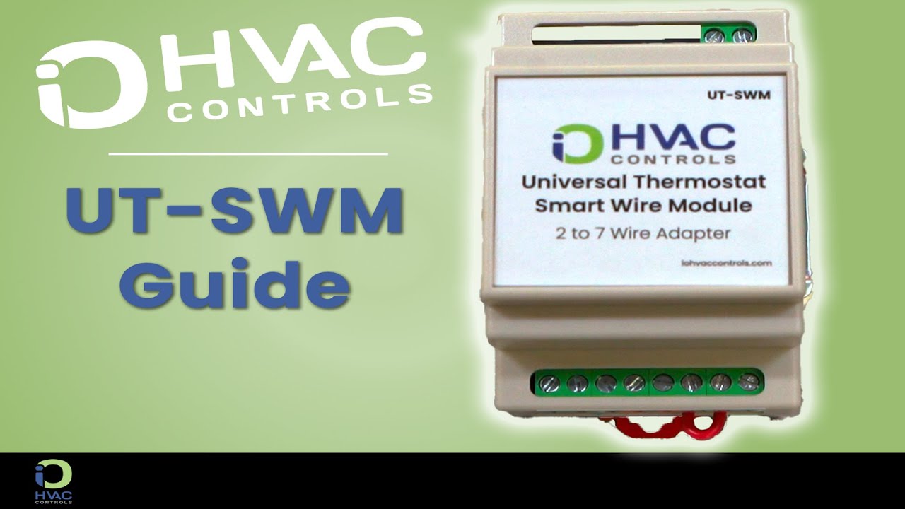 UT-SWM- Universal Smart Thermostat Module Turns 2 Wires Into 7!