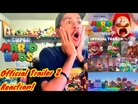 SUPER MARIO BROS MOVIE OFFICIAL TRAILER 2 REACTION/REVIEW BREAKDOWN!🥳✨🎮
