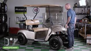 Golf Cart Windshield Installation on EZGO TXT
