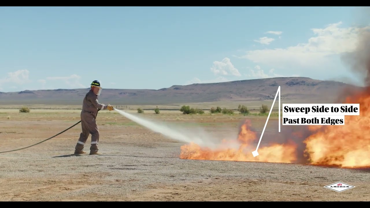 Halotron Wheeled Unit How to Use a Fire Extinguisher Training Video