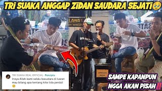 Download Lagu TERHARU🥹TRI SUAKA ANGGAP ZIDAN SAUDARA SEJATI SAMPE KAPANPUN‼️BIAR ORANG DI LUAR SANA BILANG APA MP3