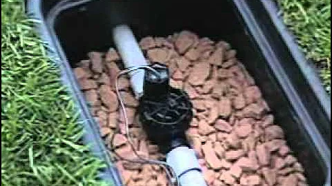 Manual operation of Rain Bird valves