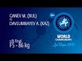 1/8 FS - 86 kg: M. GANEV (BUL) df. A. DAVLUMBAYEV (KAZ), 13-9