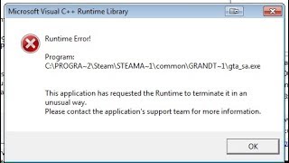 Details HOW TO FIX RUNTIME ERROR IN SAMP! Guide