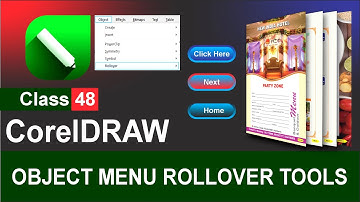 Coreldraw - Class 48 - Rollover Tools | रोलोवर टूल हिन्दी में | Coreldraw tutorial in hindi